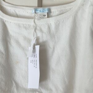 NWT Pucci white sleeveless top eu 44 us 10 M